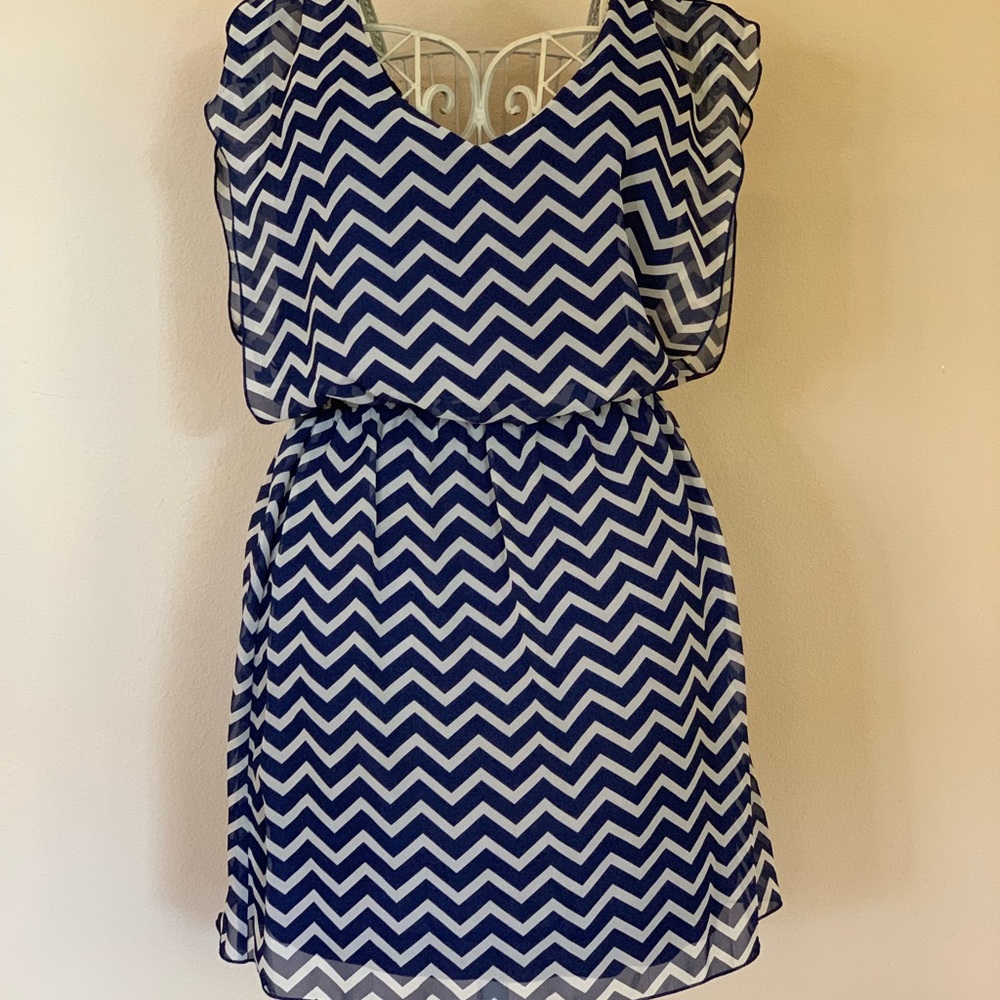Speckless Chevron Dress